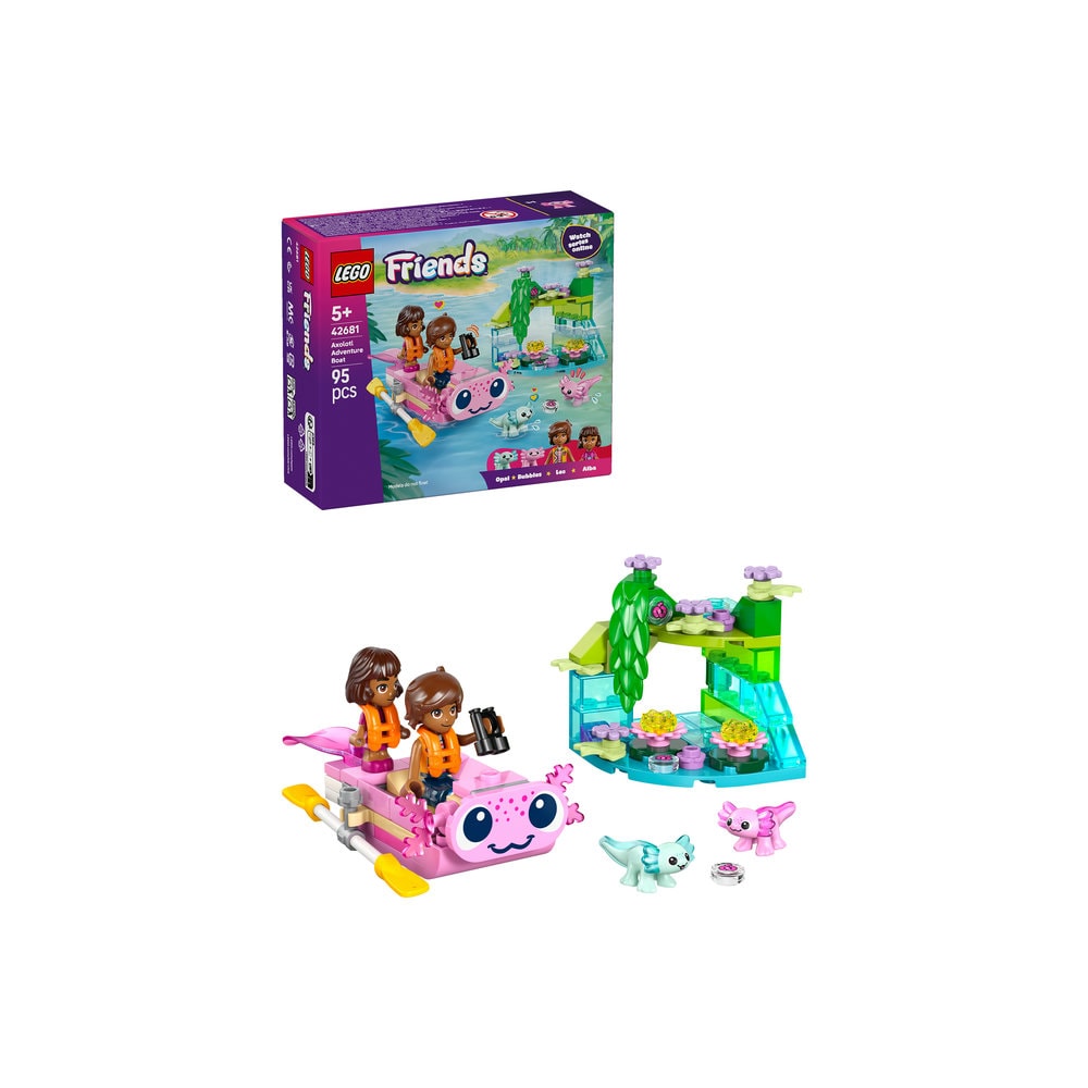 LEGO Friends: Barca-axolotl pentru aventuri 42681, ani+, 5 ani+, 95 piese