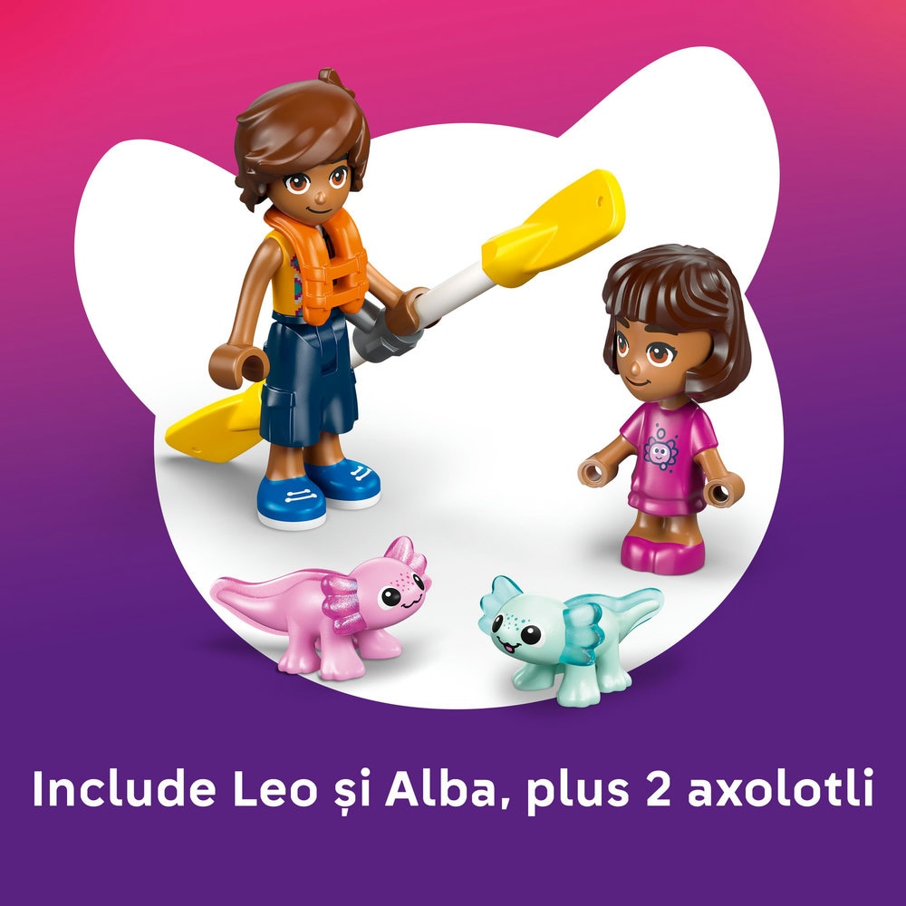 LEGO Friends: Barca-axolotl pentru aventuri 42681, ani+, 5 ani+, 95 piese
