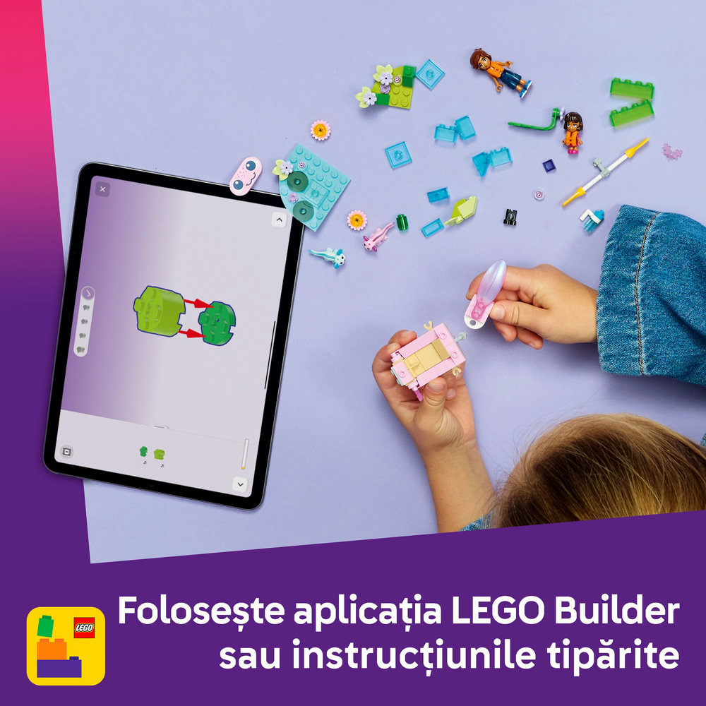 LEGO Friends: Barca-axolotl pentru aventuri 42681, ani+, 5 ani+, 95 piese
