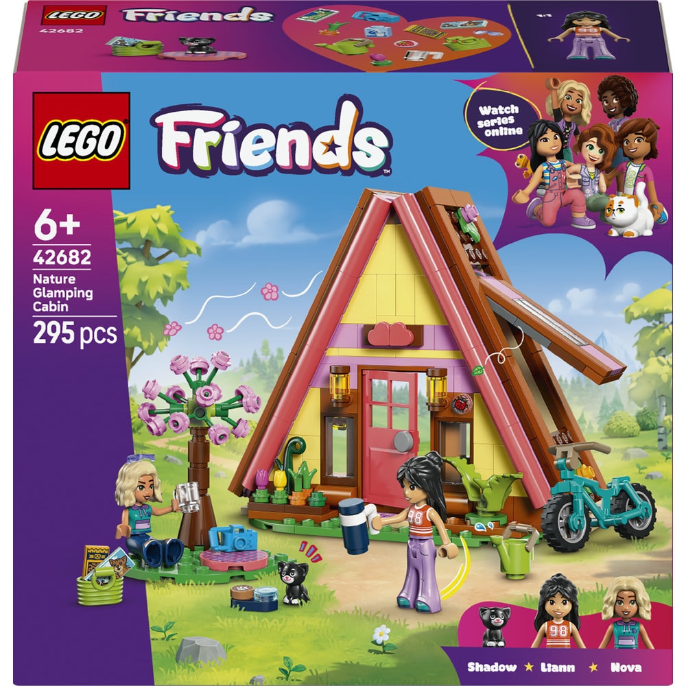 LEGO Friends: Glamping la cabana 42682, 6 ani+, 295 piese