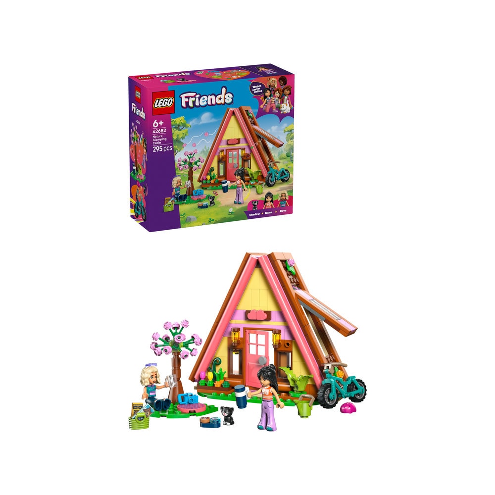 LEGO Friends: Glamping la cabana 42682, 6 ani+, 295 piese