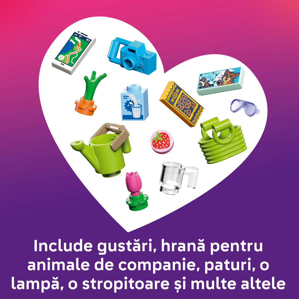 LEGO Friends: Glamping la cabana 42682, 6 ani+, 295 piese