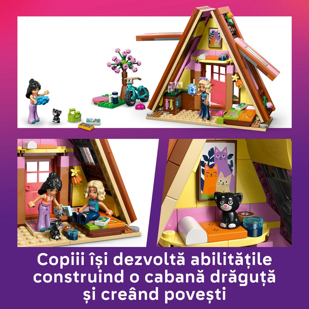 LEGO Friends: Glamping la cabana 42682, 6 ani+, 295 piese