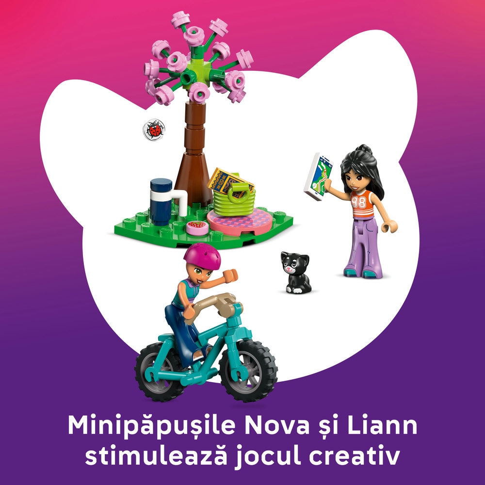 LEGO Friends: Glamping la cabana 42682, 6 ani+, 295 piese
