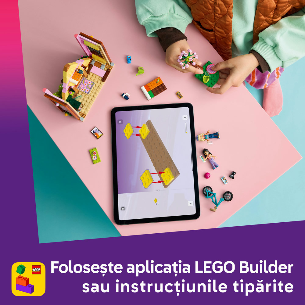 LEGO Friends: Glamping la cabana 42682, 6 ani+, 295 piese