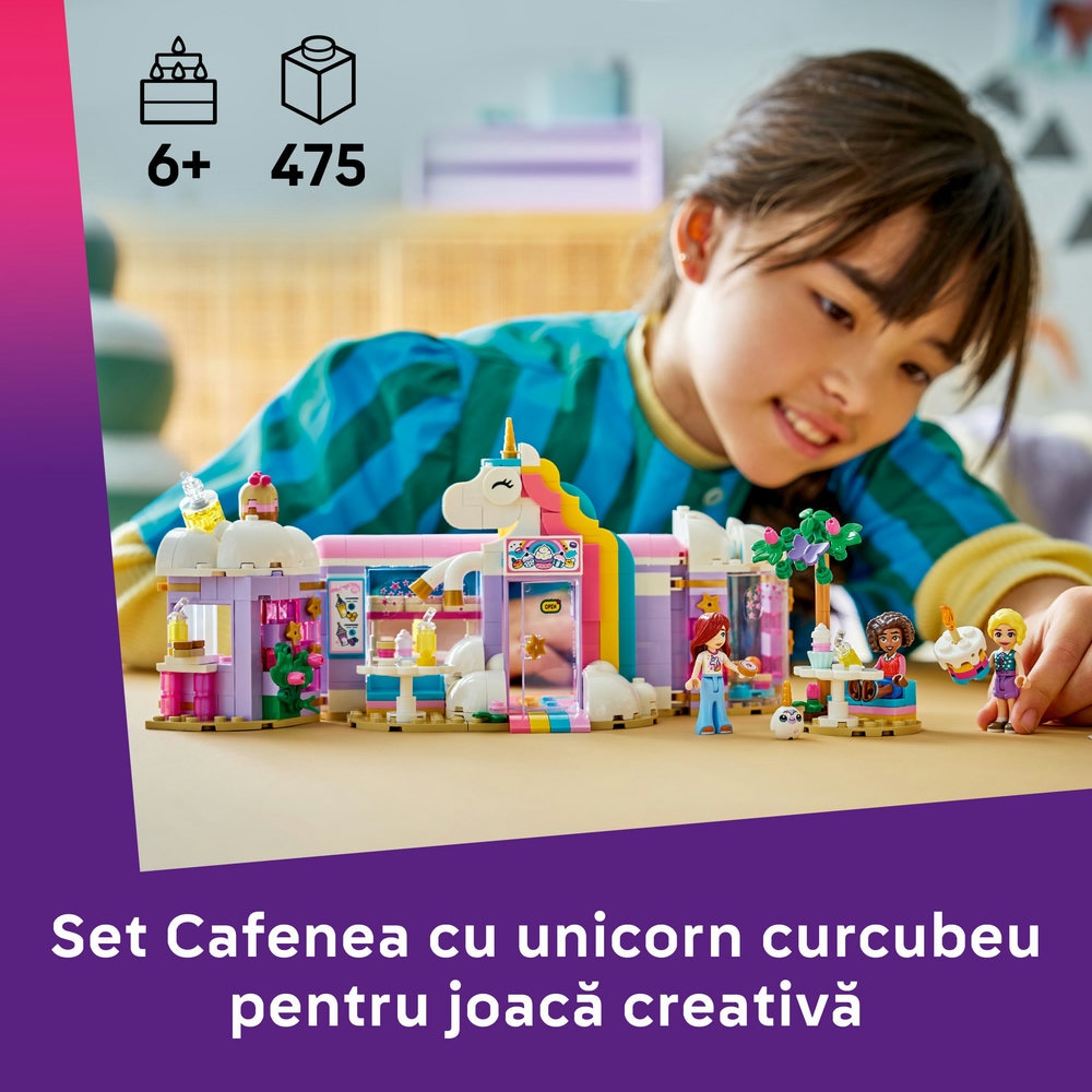 LEGO Friends: Cafeneaua de vis Unicorn 42684, 7 ani+, 475 piese