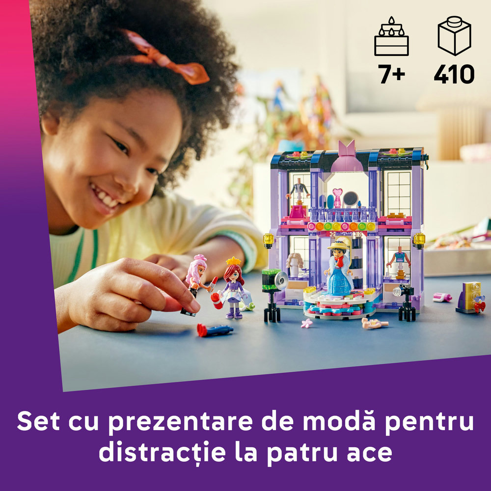 LEGO Friends: Show de moda in Orasul Heartlake 42685, 7 ani+, 410 piese