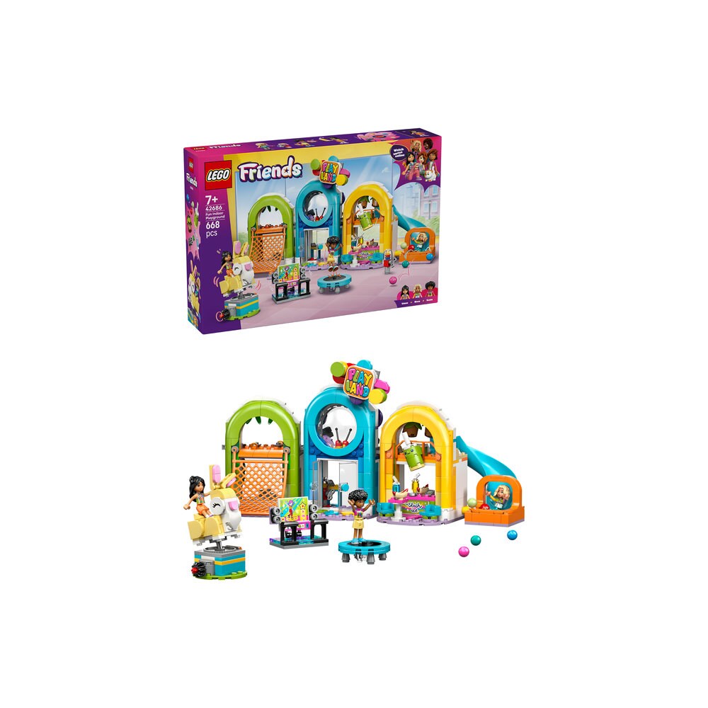 LEGO Friends: Loc de joaca la interior 42686, 7 ani+, 668 piese