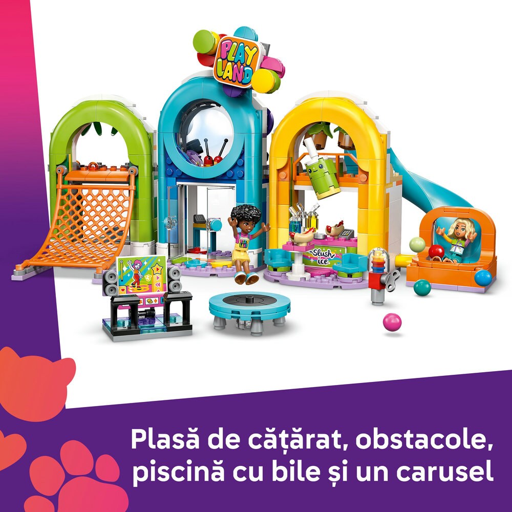 LEGO Friends: Loc de joaca la interior 42686, 7 ani+, 668 piese
