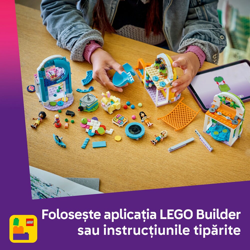 LEGO Friends: Loc de joaca la interior 42686, 7 ani+, 668 piese