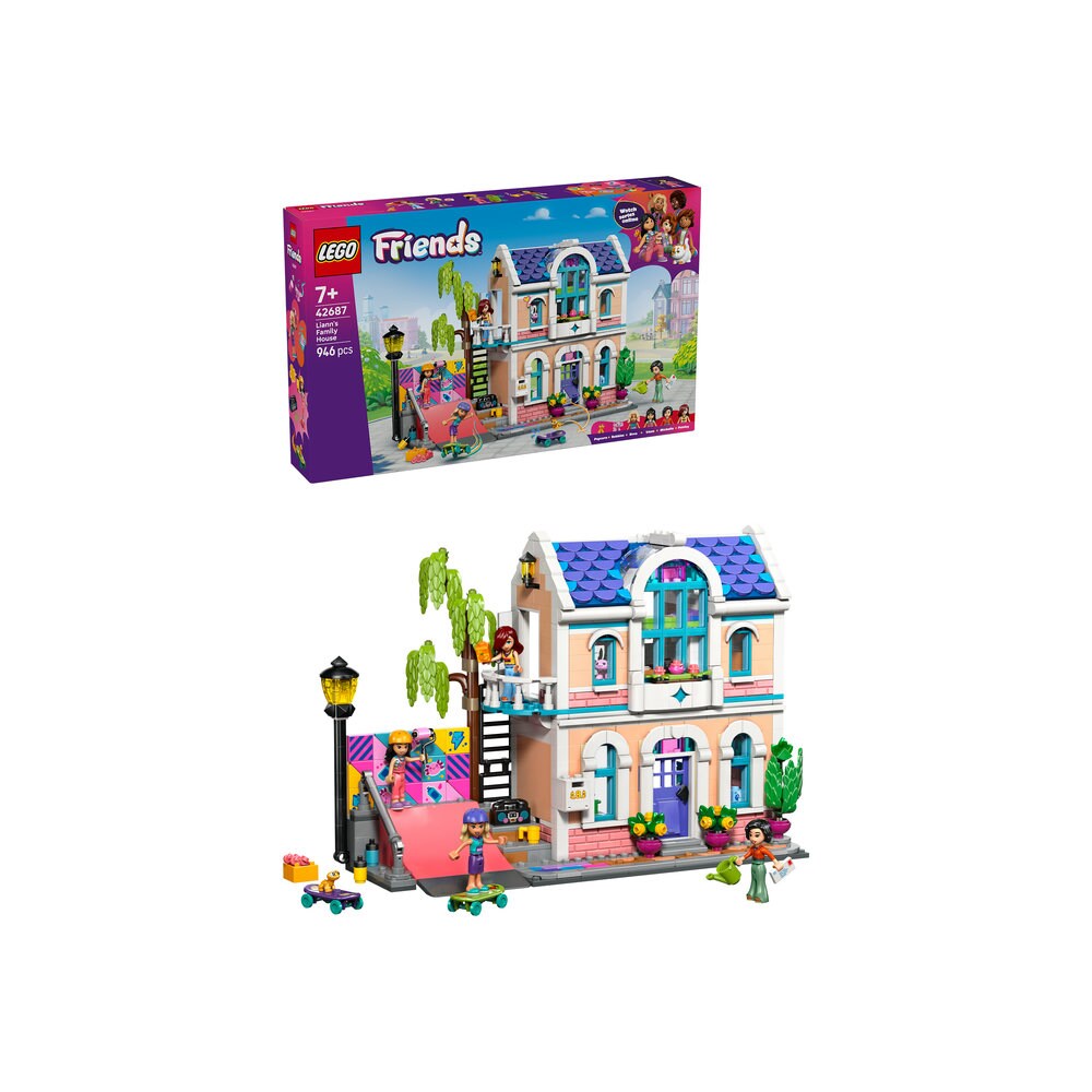 LEGO Friends: Casa familiei lui Liann 42687, 7 ani+, 946 piese