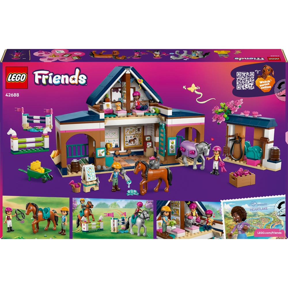 LEGO Friends: Grajd de cai si academie de echitatie 42688, 7 ani+, 735 piese