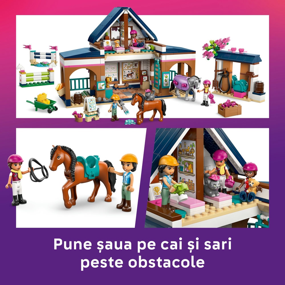 LEGO Friends: Grajd de cai si academie de echitatie 42688, 7 ani+, 735 piese