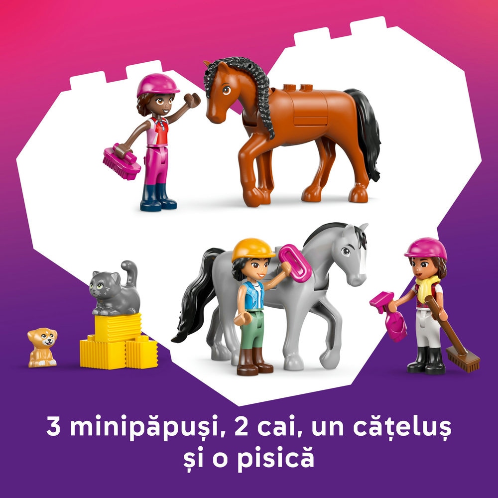 LEGO Friends: Grajd de cai si academie de echitatie 42688, 7 ani+, 735 piese