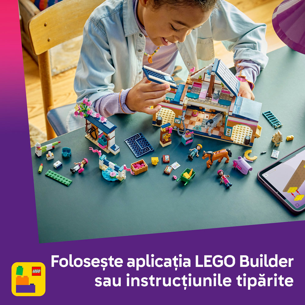 LEGO Friends: Grajd de cai si academie de echitatie 42688, 7 ani+, 735 piese