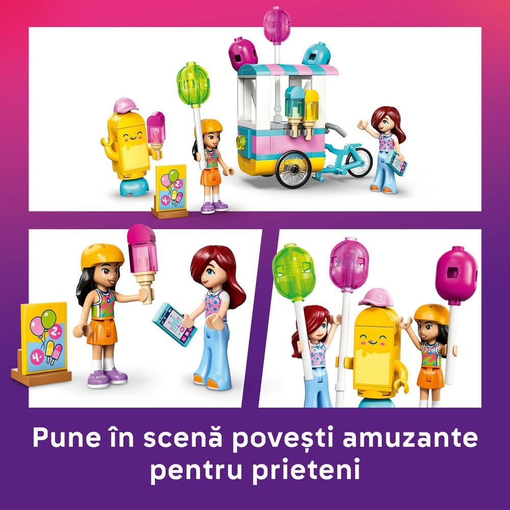 LEGO Friends: Stand cu inghetata si baloane 42692, 6 ani+, 107 piese