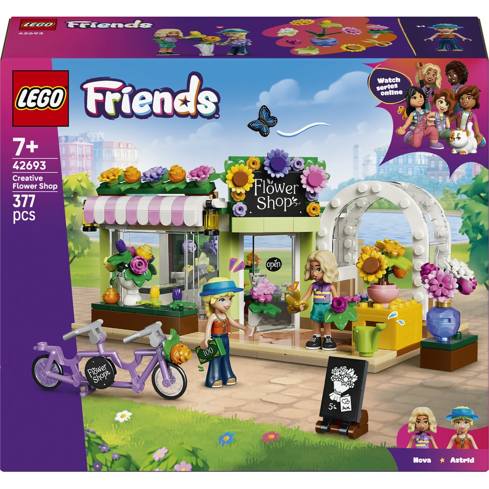 LEGO Friends: Florarie creativa 426930, 7 ani+, 377 piese