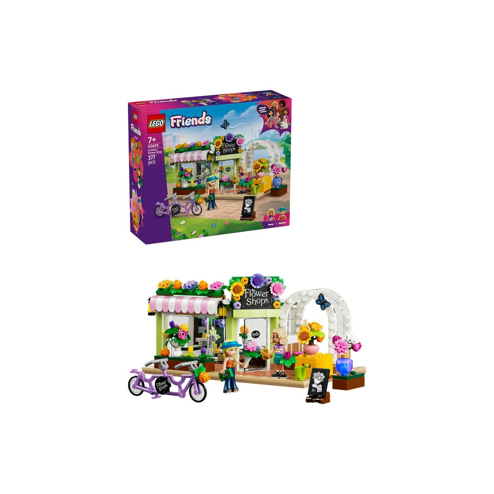 LEGO Friends: Florarie creativa 426930, 7 ani+, 377 piese