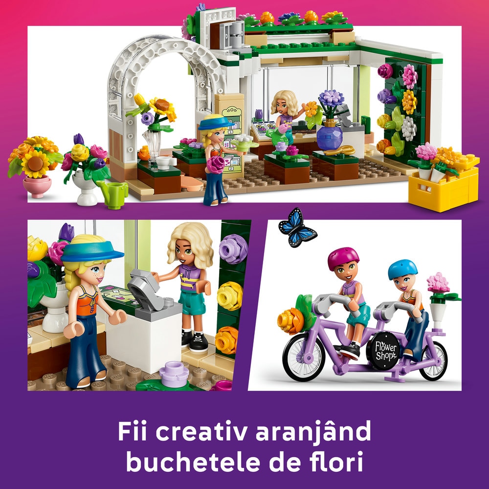 LEGO Friends: Florarie creativa 426930, 7 ani+, 377 piese