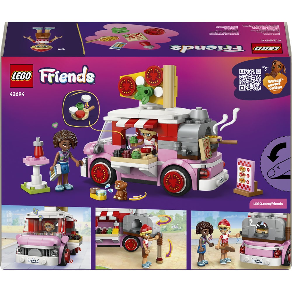 LEGO Friends: Furgoneta de pizza 42694, 6 ani+, 190 piese