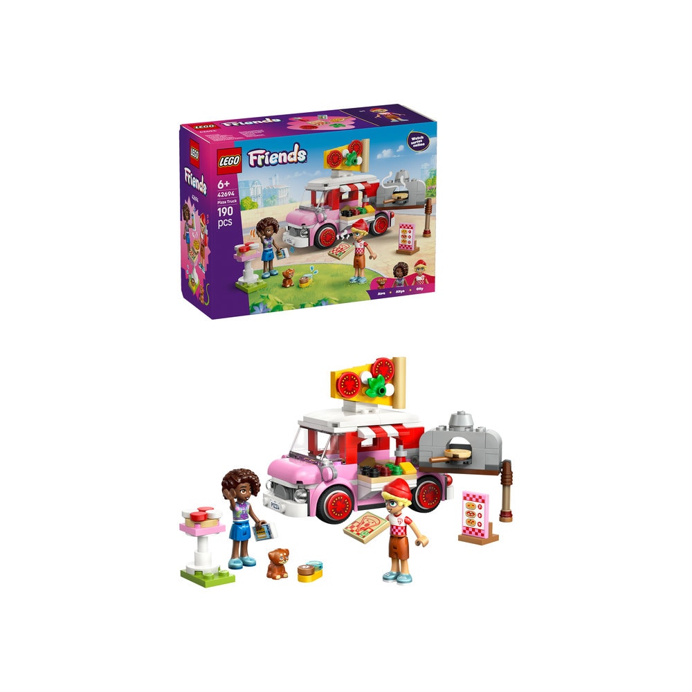 LEGO Friends: Furgoneta de pizza 42694, 6 ani+, 190 piese