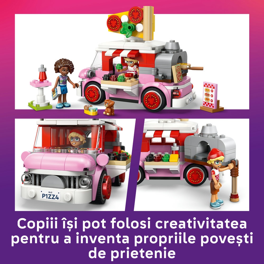 LEGO Friends: Furgoneta de pizza 42694, 6 ani+, 190 piese