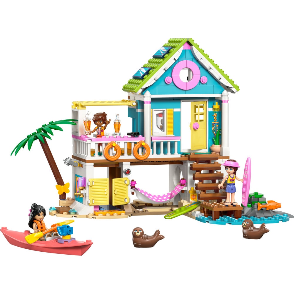 LEGO Friends: Casa pe plaja cu foci 42699, 7 ani+, 400 piese