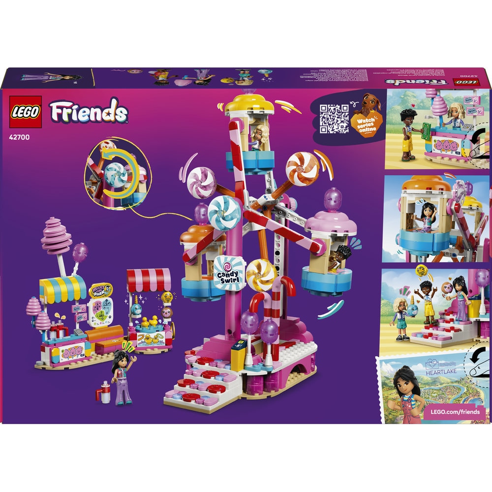 LEGO Friends: Roata Ferris cu bomboane si briose 42700, 7 ani+, 602 piese