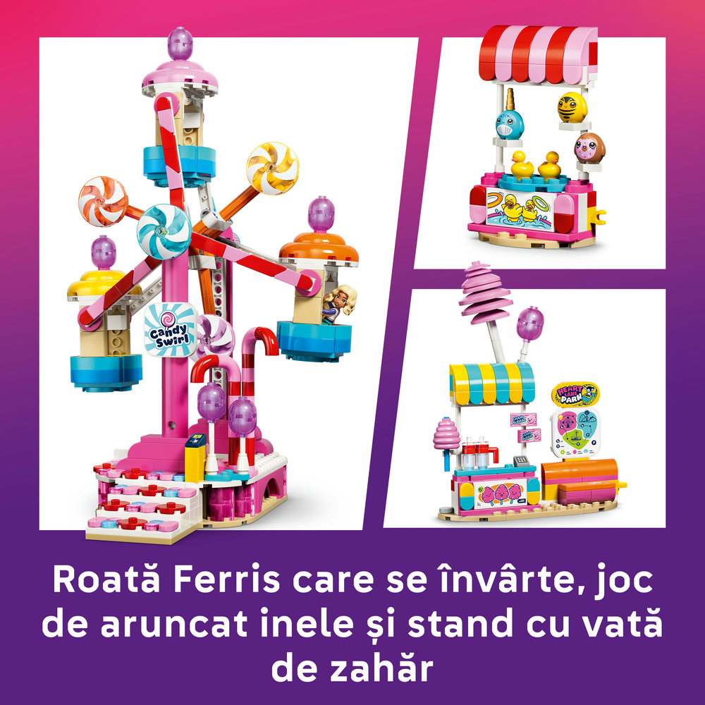 LEGO Friends: Roata Ferris cu bomboane si briose 42700, 7 ani+, 602 piese