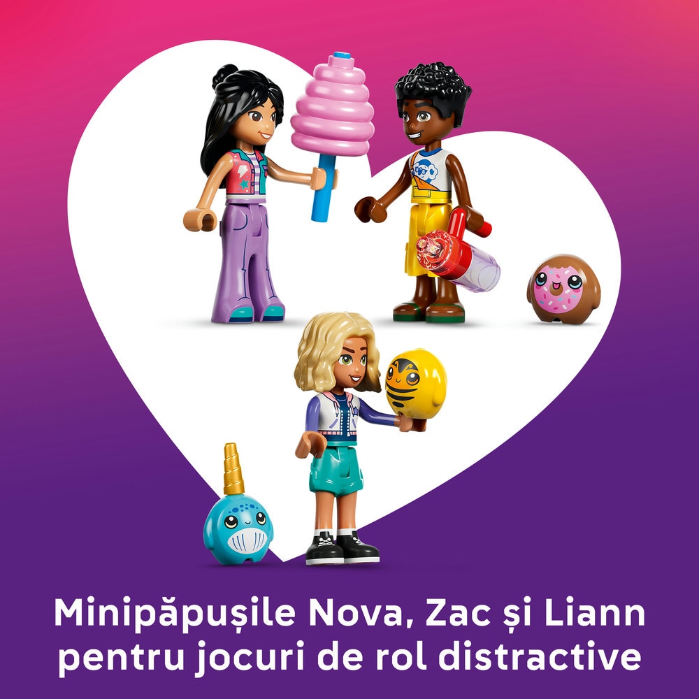 LEGO Friends: Roata Ferris cu bomboane si briose 42700, 7 ani+, 602 piese