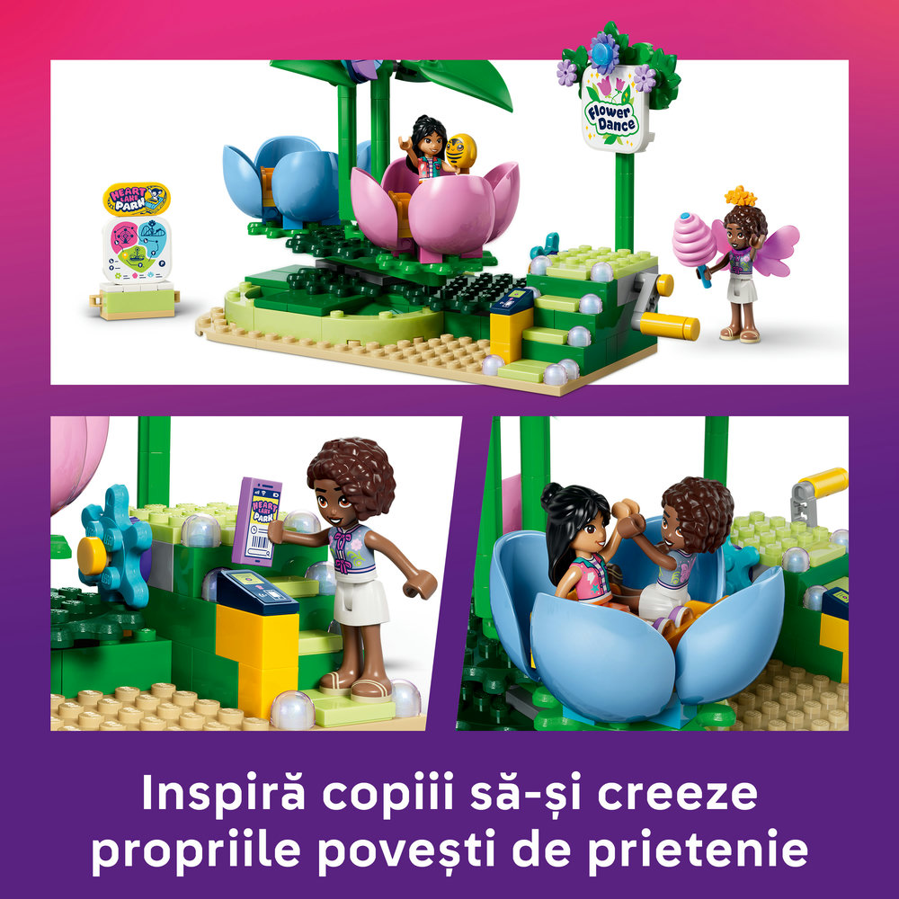 LEGO Friends: Floare rotitoare si ceasca pentru zane 42702, 7 ani+, 321 piese