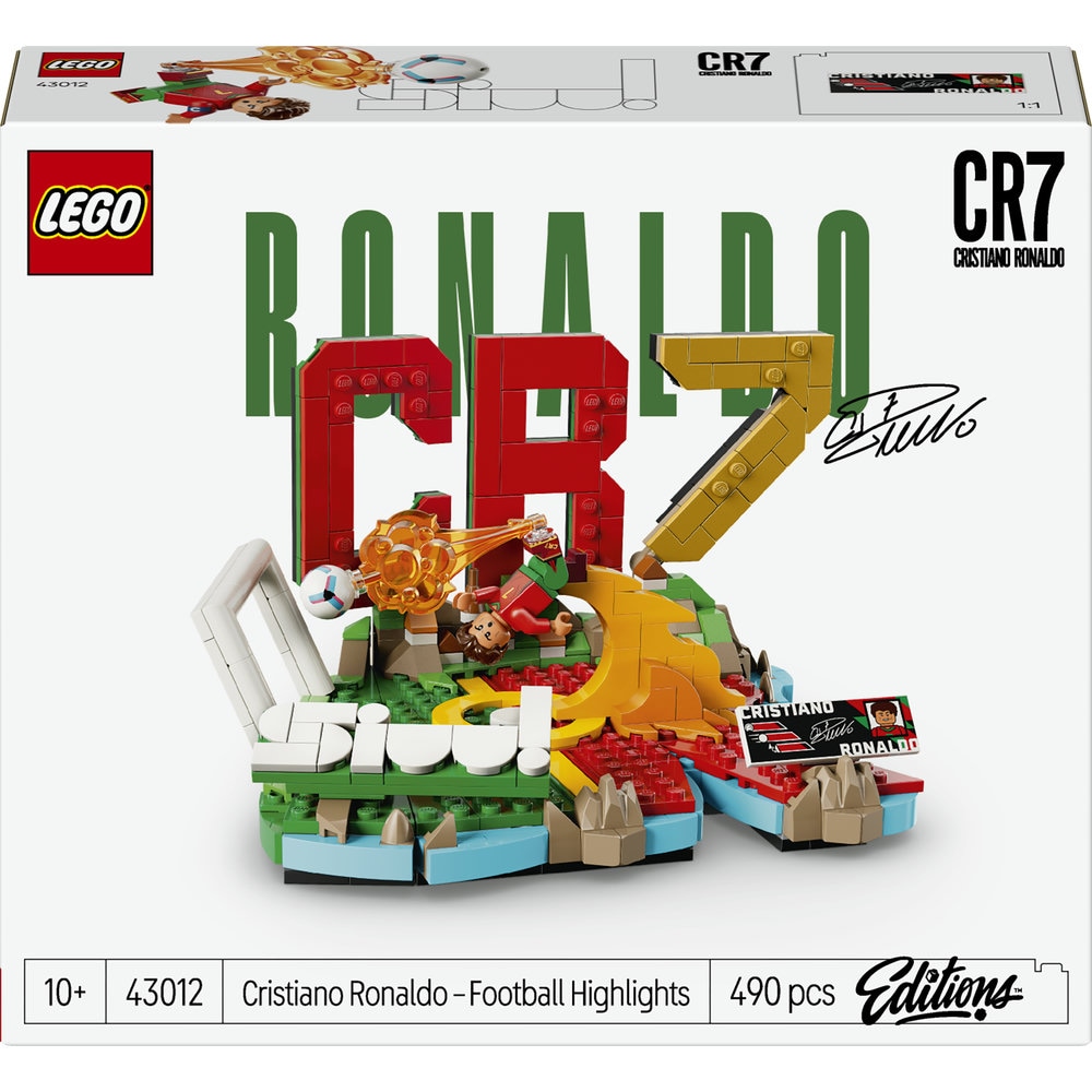 LEGO Editions: Cristiano Ronaldo Momente importante din fotbal 43012, 10 ani+, 490 piese