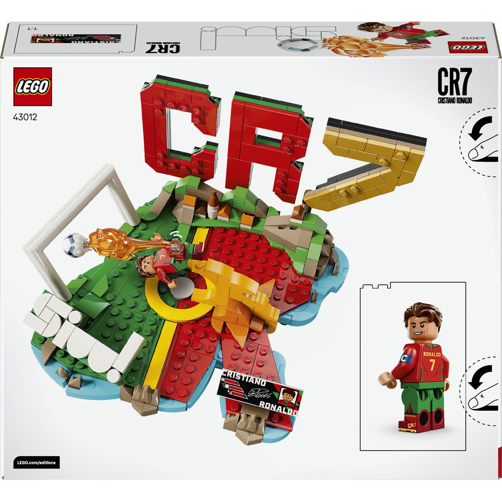 LEGO Editions: Cristiano Ronaldo Momente importante din fotbal 43012, 10 ani+, 490 piese