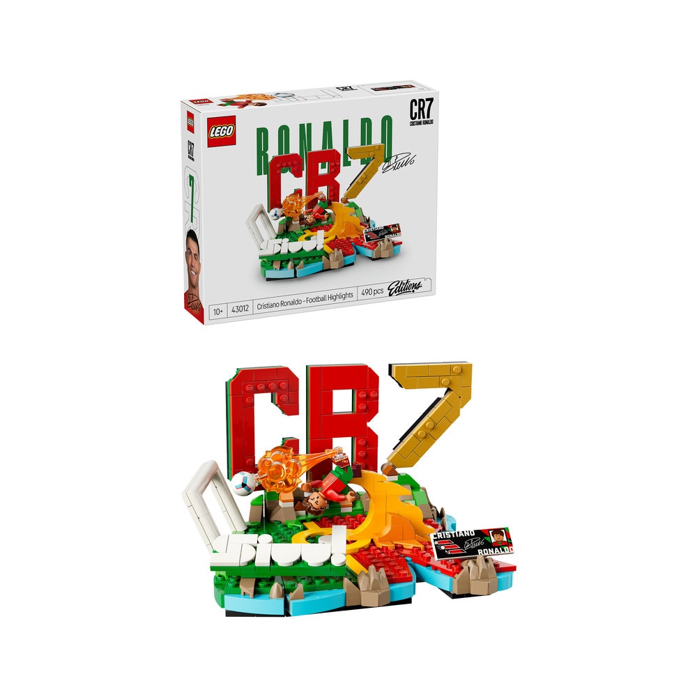 LEGO Editions: Cristiano Ronaldo Momente importante din fotbal 43012, 10 ani+, 490 piese