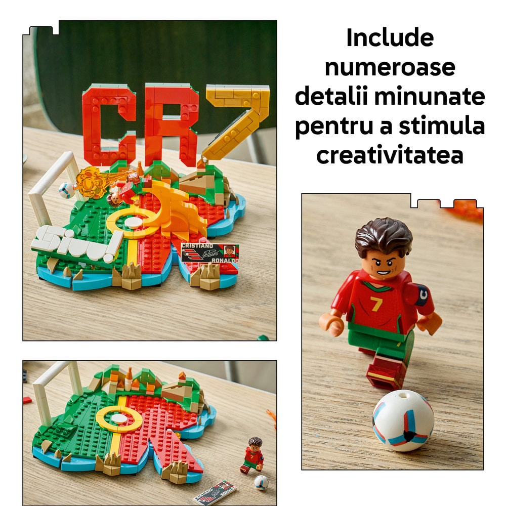 LEGO Editions: Cristiano Ronaldo Momente importante din fotbal 43012, 10 ani+, 490 piese