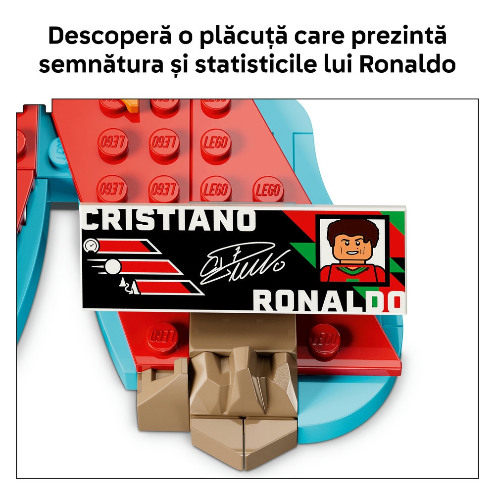 LEGO Editions: Cristiano Ronaldo Momente importante din fotbal 43012, 10 ani+, 490 piese