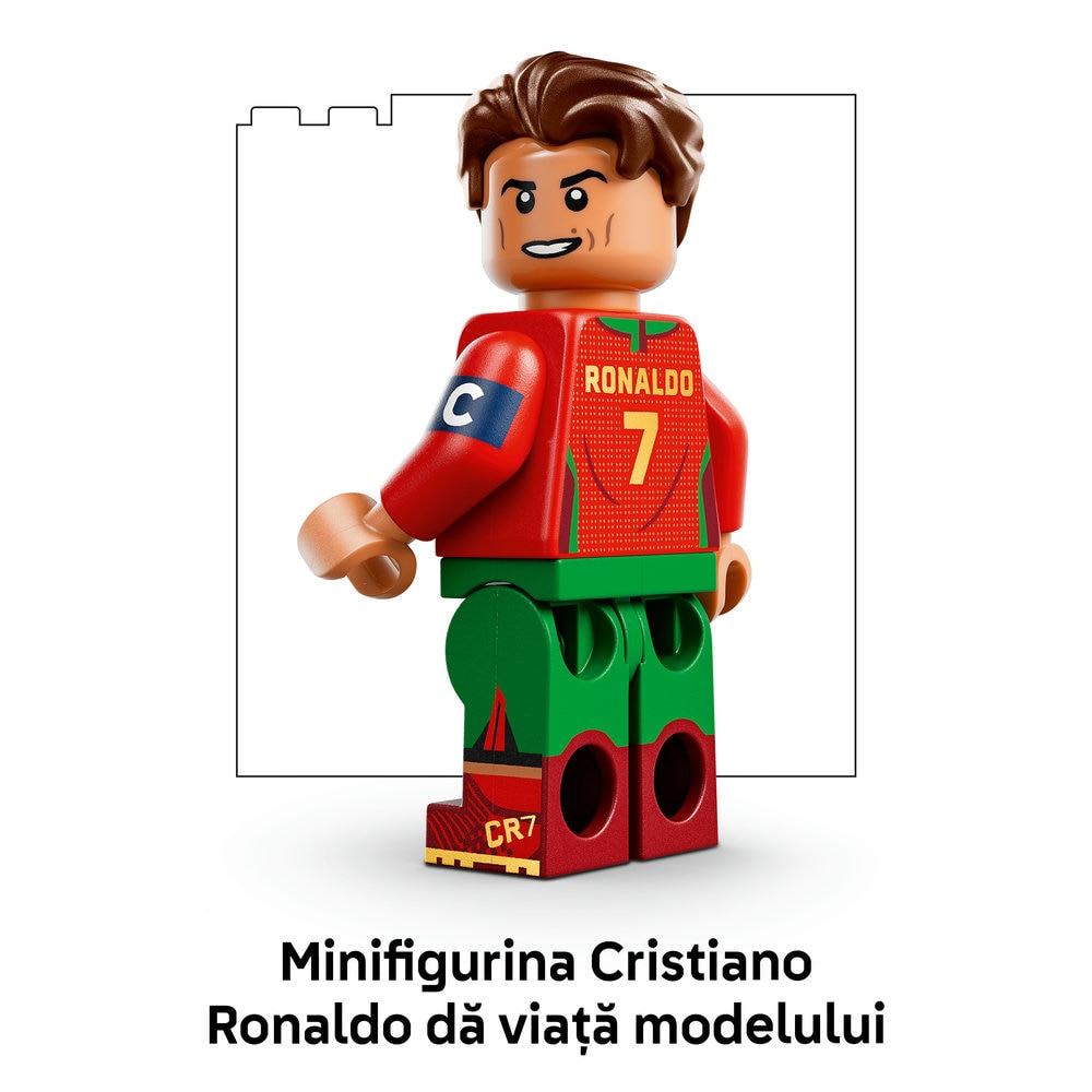 LEGO Editions: Cristiano Ronaldo Momente importante din fotbal 43012, 10 ani+, 490 piese