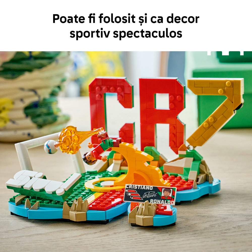 LEGO Editions: Cristiano Ronaldo Momente importante din fotbal 43012, 10 ani+, 490 piese