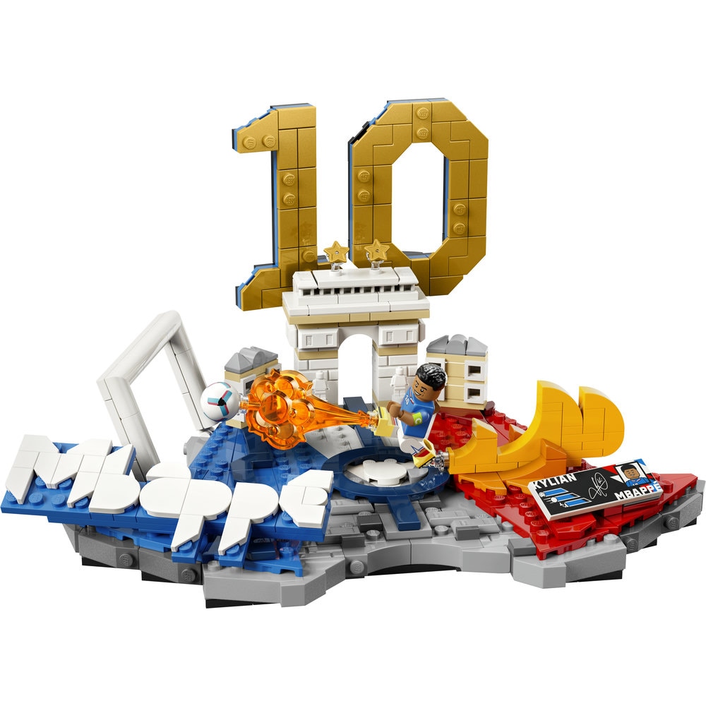 LEGO Editions: Kylian Mbappe  Momente importante din fotbal 43013, 10 ani+, 490 piese