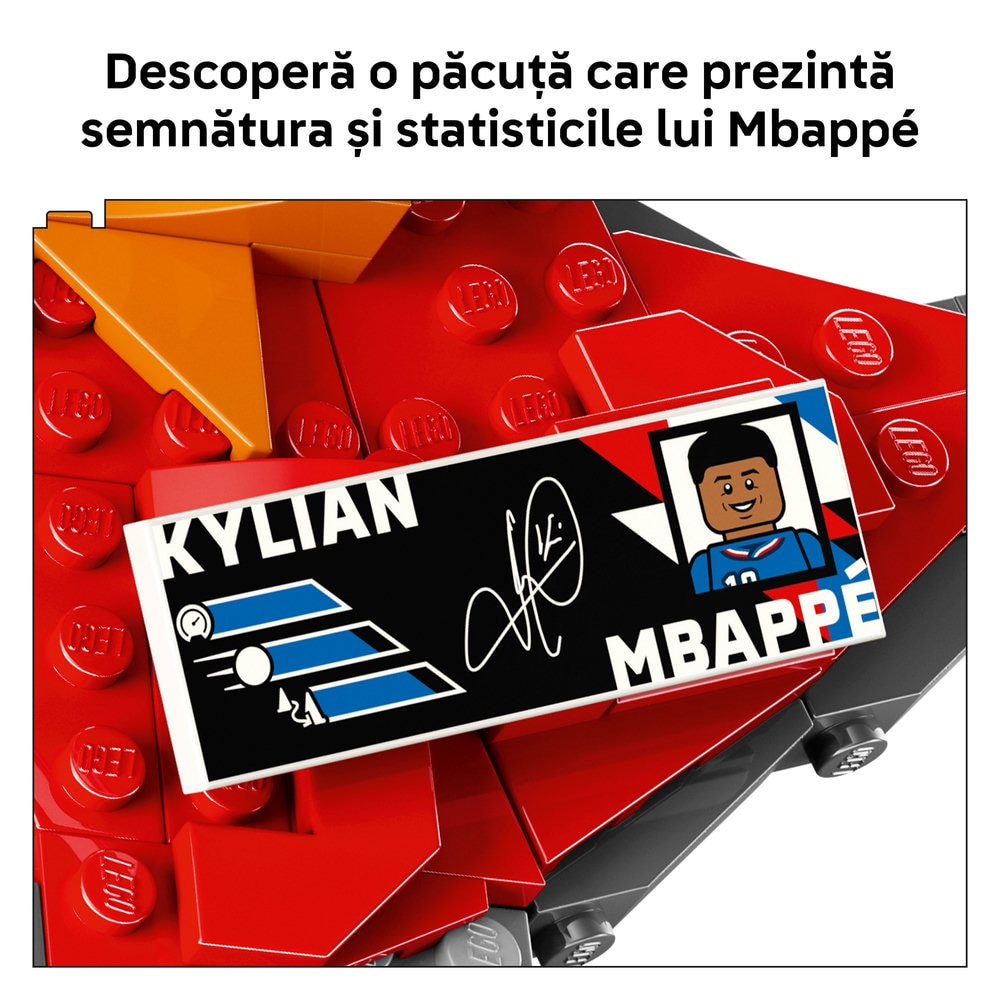 LEGO Editions: Kylian Mbappe  Momente importante din fotbal 43013, 10 ani+, 490 piese