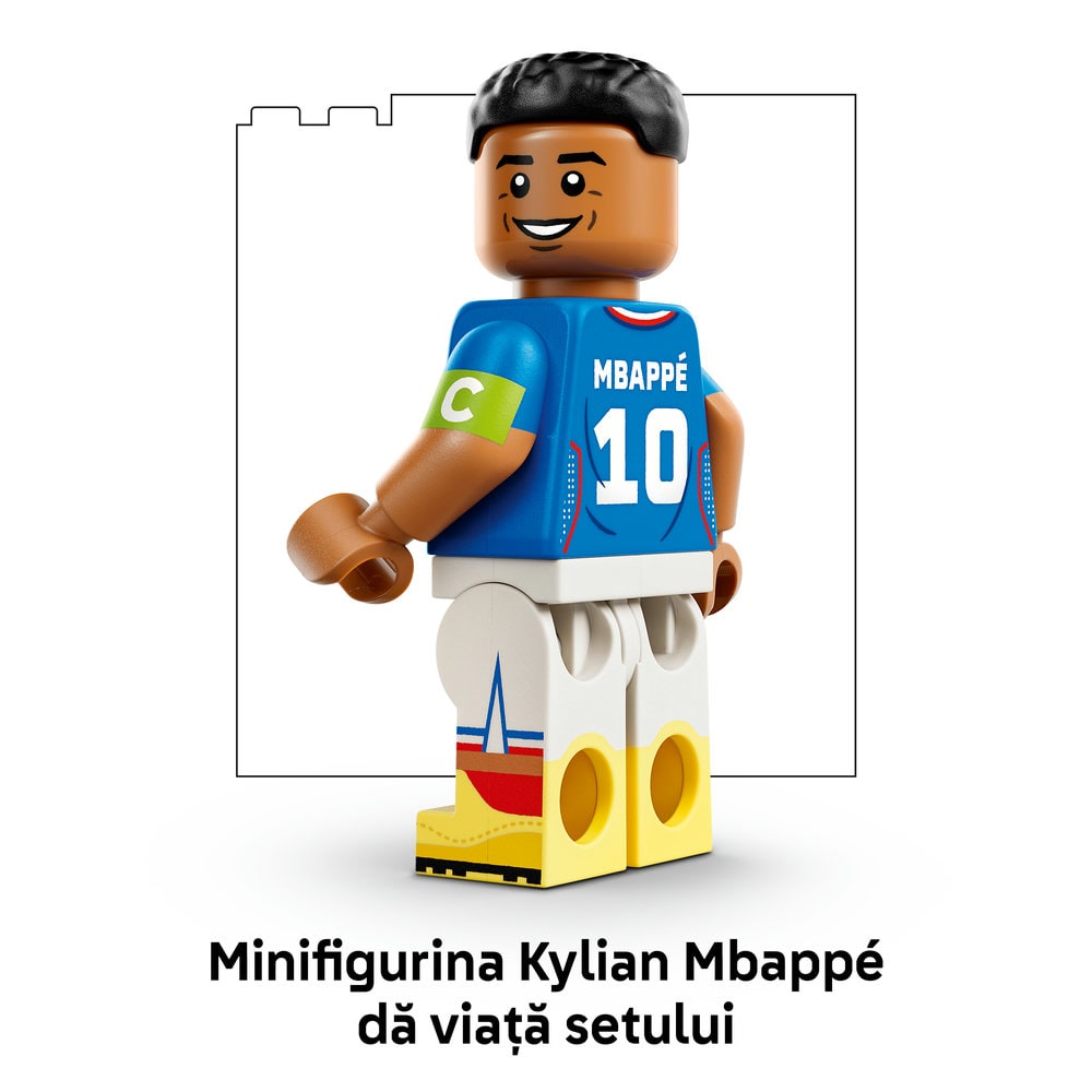 LEGO Editions: Kylian Mbappe  Momente importante din fotbal 43013, 10 ani+, 490 piese