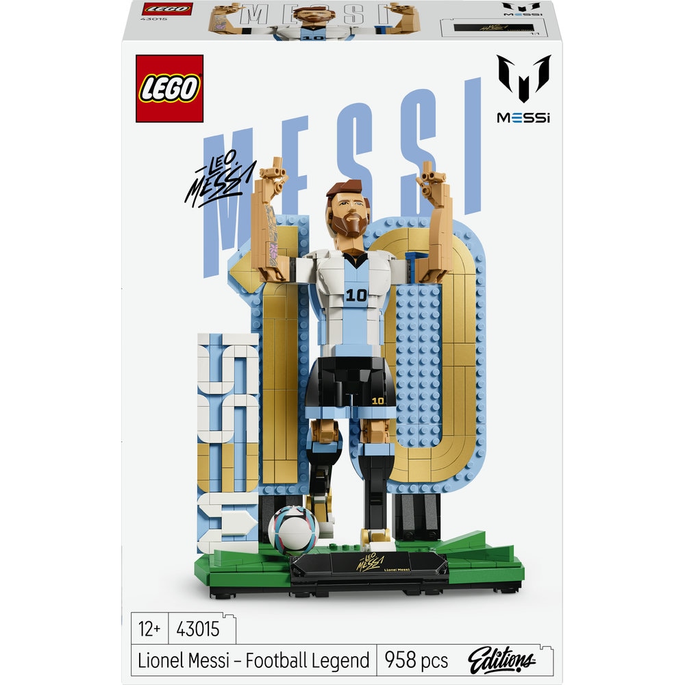 LEGO Editions: Lionel Messi  Legenda a fotbalului 43015, 12 ani+, 958 piese