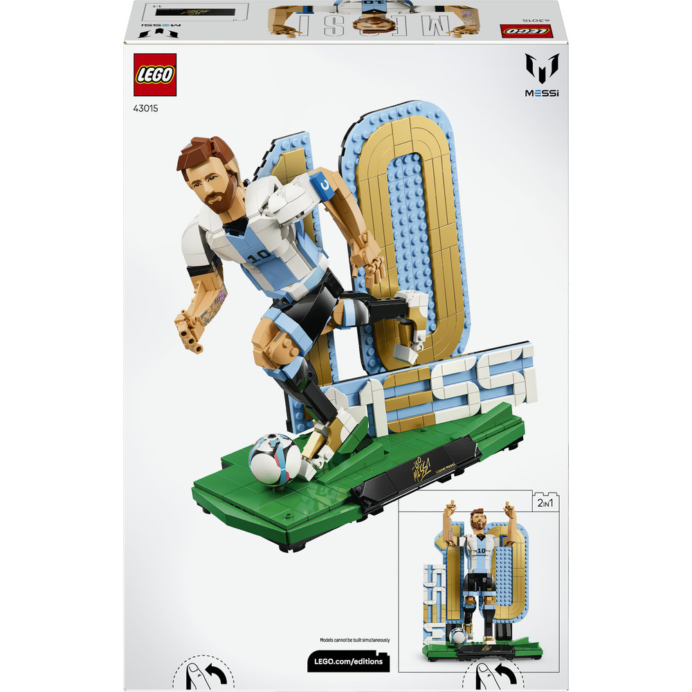 LEGO Editions: Lionel Messi  Legenda a fotbalului 43015, 12 ani+, 958 piese
