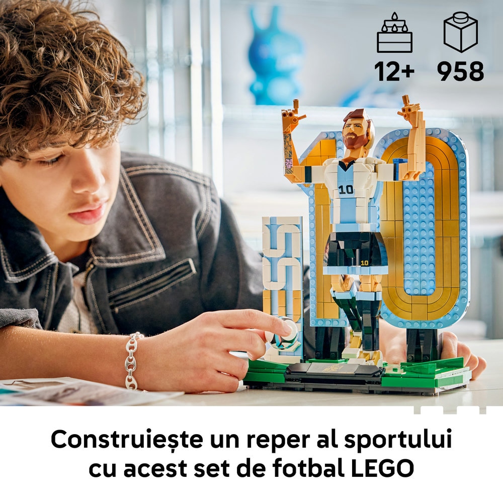 LEGO Editions: Lionel Messi  Legenda a fotbalului 43015, 12 ani+, 958 piese