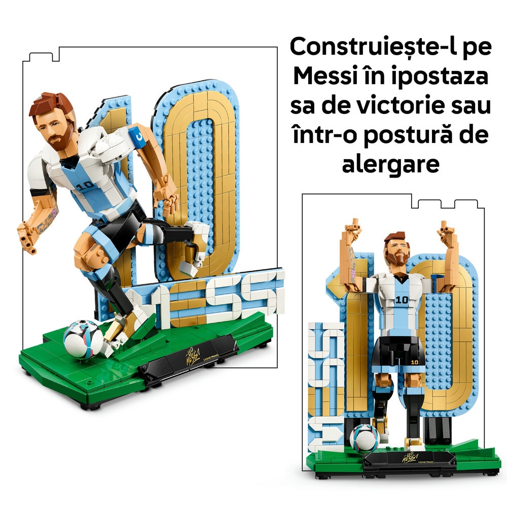 LEGO Editions: Lionel Messi  Legenda a fotbalului 43015, 12 ani+, 958 piese