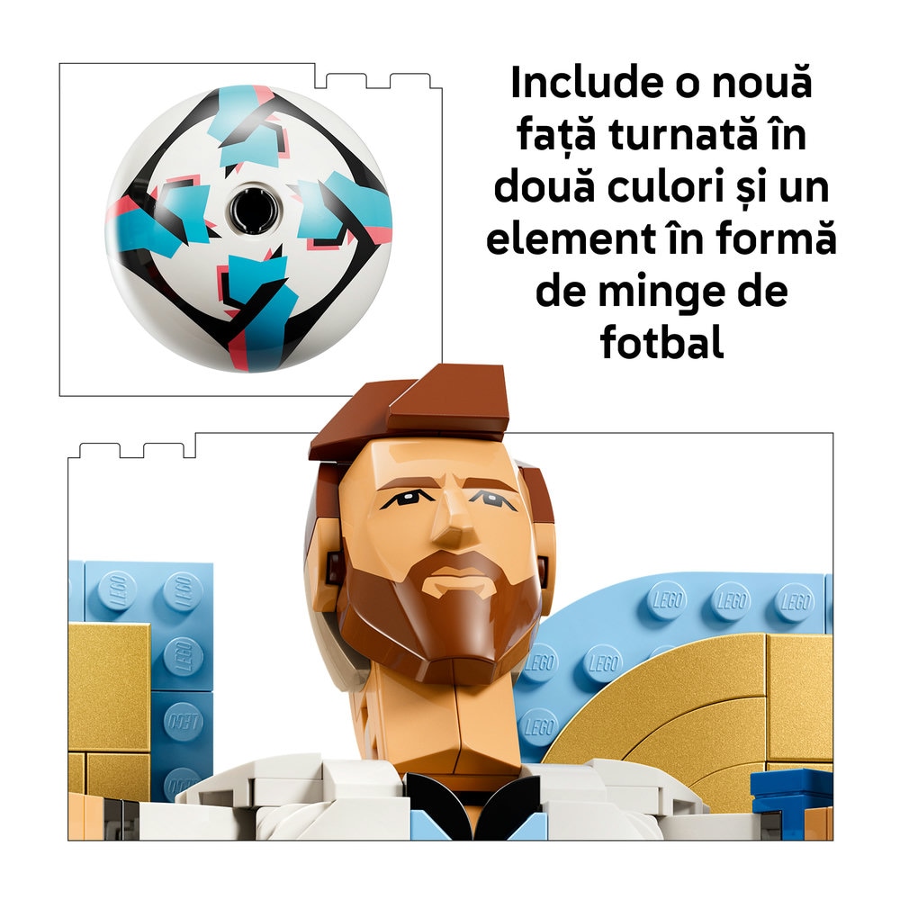 LEGO Editions: Lionel Messi  Legenda a fotbalului 43015, 12 ani+, 958 piese