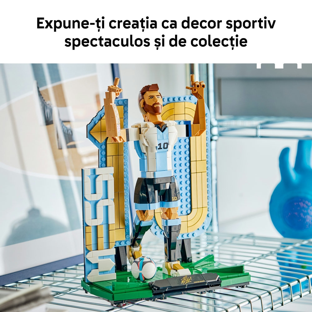 LEGO Editions: Lionel Messi  Legenda a fotbalului 43015, 12 ani+, 958 piese