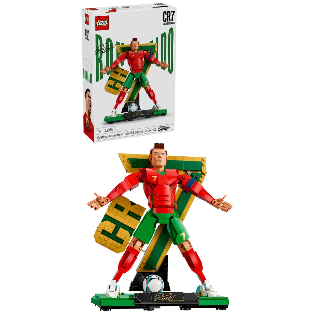LEGO Editions: Cristiano Ronaldo  Legenda a fotbalului 43016, 12 ani+, 854 piese