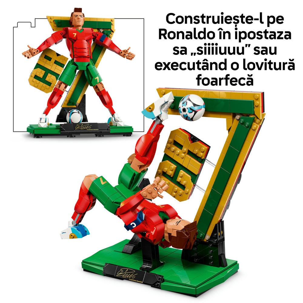 LEGO Editions: Cristiano Ronaldo  Legenda a fotbalului 43016, 12 ani+, 854 piese