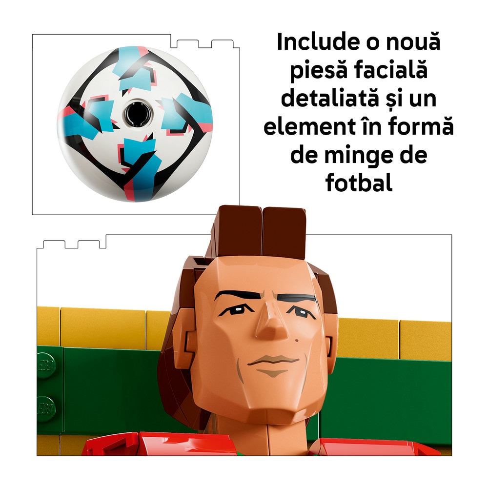 LEGO Editions: Cristiano Ronaldo  Legenda a fotbalului 43016, 12 ani+, 854 piese